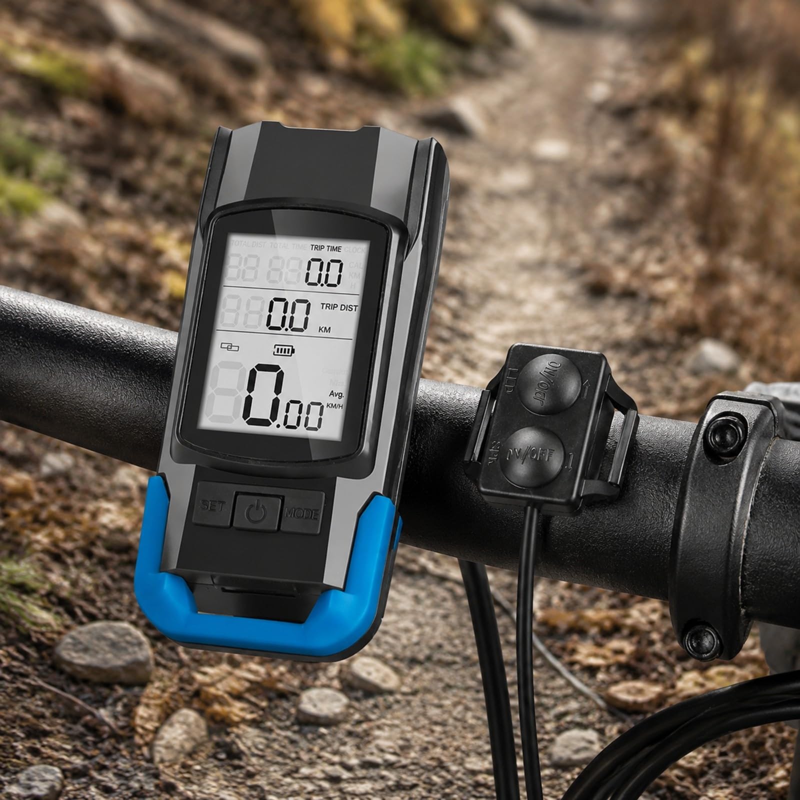 Compteur Vélo Intégré Éage Rechargeable Ciclocomputer Économie D'énergie pr Trajs Domicile-Travail