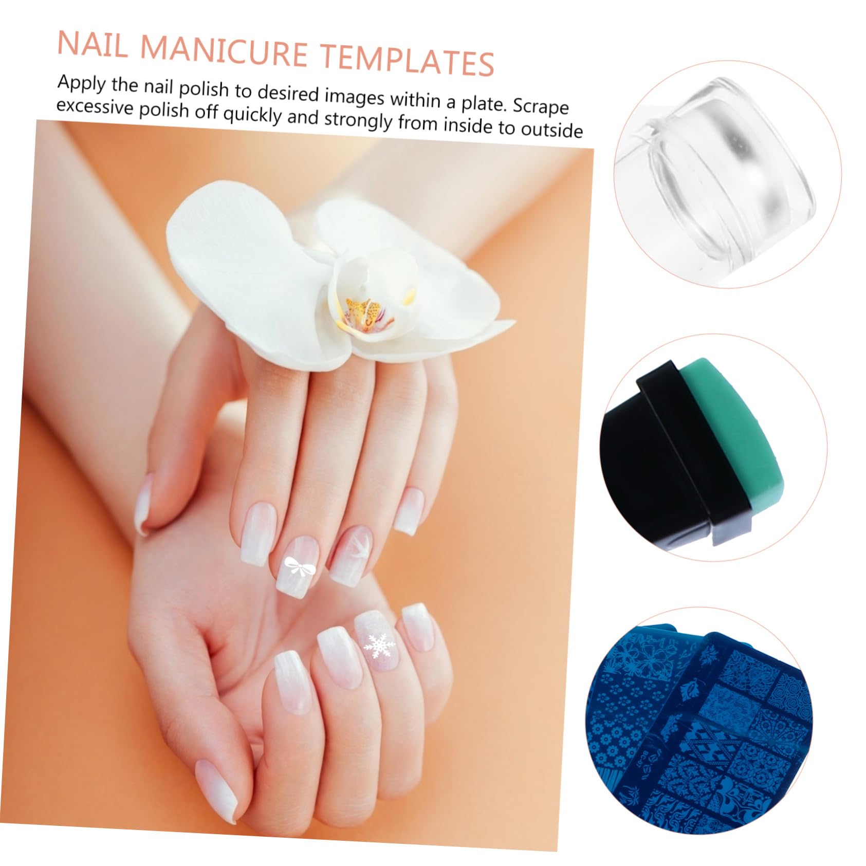 2 Series Plantillas De Estampado De Uñas De Inoxidable Para De Uñas Diy Herramientas Creativas Para Manicura Con Claros Y Profundidad Moderada Para Principiantes Y 13 Piezas*2