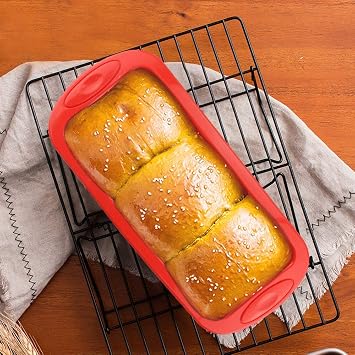 SILIVO 4x Silicone Bread Pans + 2x Silicone Bundt Pans