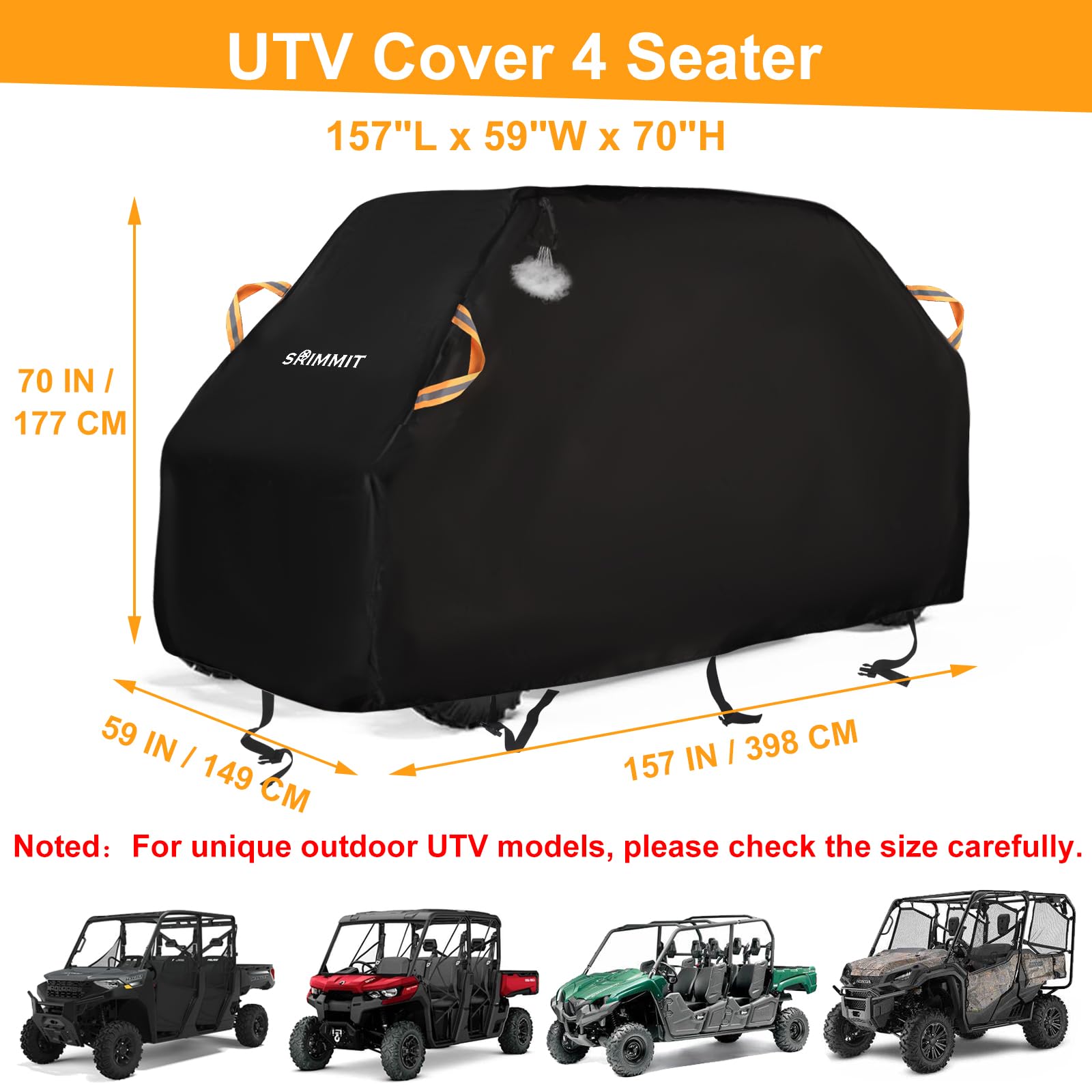 Moose Utility ATV Abdeckplane XXL – Wasserabweisend, UV-beständig, Mit Gummizug & Transporttasche
