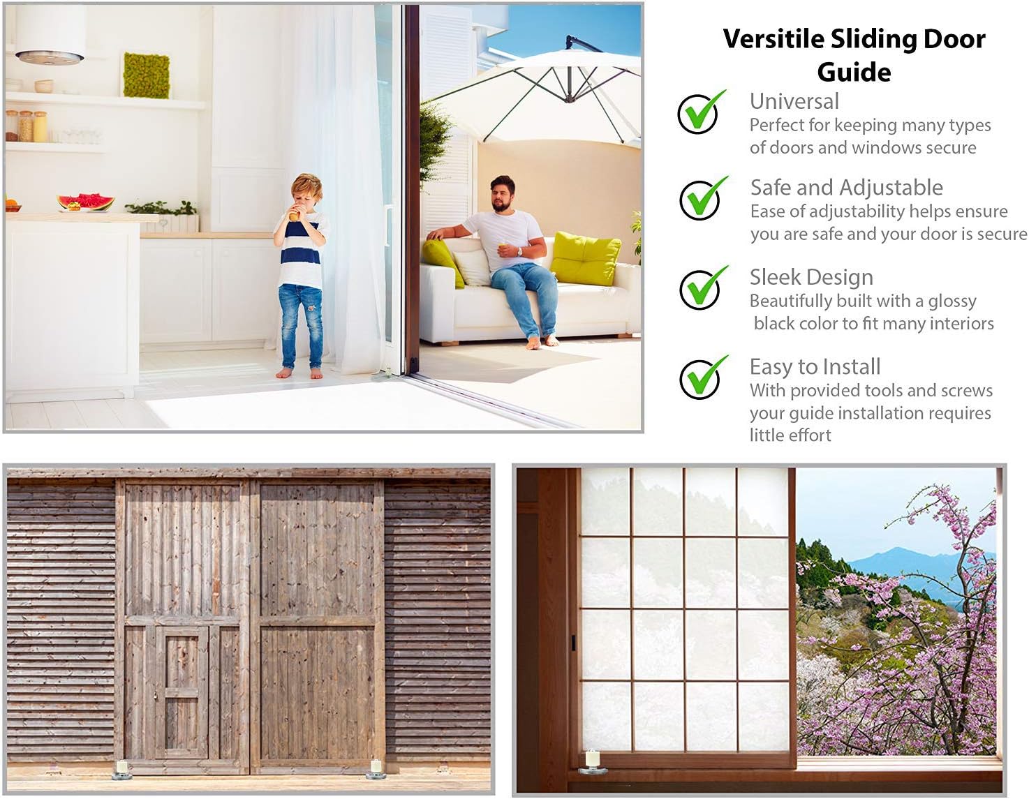 Best Deal 🛒 New Improved Design!!! Barn Door Floor Guide | Smooth AS Butter Bearings!!! | Stay Roller Sliding Adjustable by Infiniti Elementz | Unique Guide Flush with Floor | Durable Steel Frame (Silver) Buy 1 get 1 🔥 New Improved Design!!! Barn Door Floor Guide | Smooth AS Butter Bearings!!! | Stay Roller Sliding Adjustable by Infiniti Elementz | Unique Guide Flush with Floor | Durable Steel Frame (Silver)