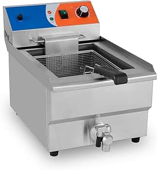 Happybuy Friggitrice Elettrica Professionale 12L 5000W Doppio Serbatoio Elettrico Controsoffitto Friggitrice Francese in Acciaio Inossidabile (12L doppio serbatoio YB-82A) Happybuy Friggitrice Elettrica Professionale 12L 5000W Doppio Serbatoio Elettrico Controsoffitto Friggitrice Francese in Acciaio Inossidabile (12L doppio serbatoio YB-82A)