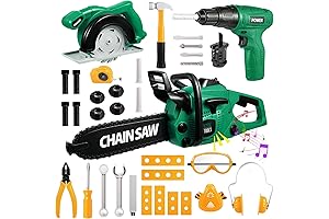 Vextronic Kids Power Tools Kit: Toy Circular Saw and More