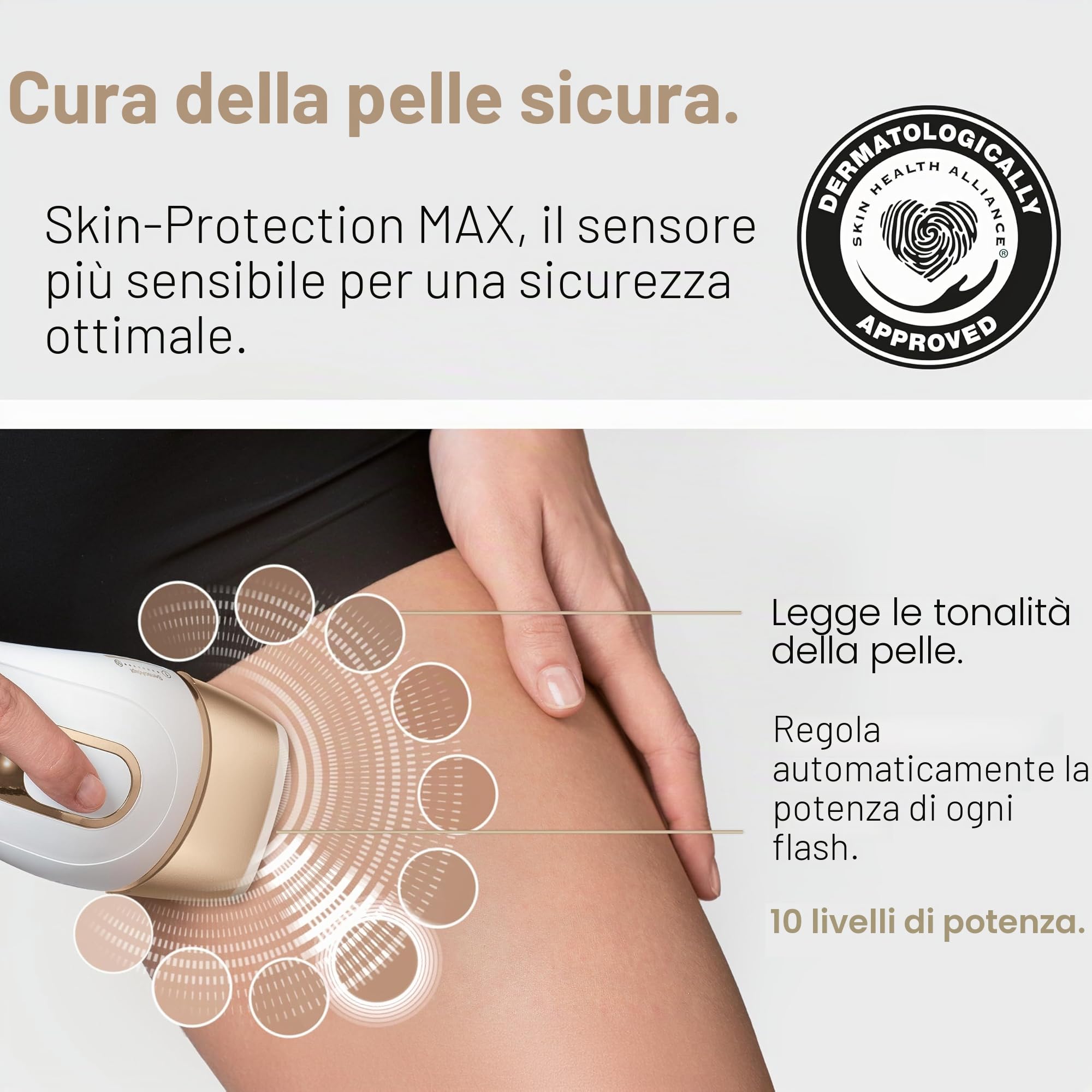 Braun Epilatore Luce Pulsata Silk·Expert PRO 5, Epilazione A Casa Tua, con Custodia, Rasoio Donna Venus, 2 Testine, PL5152