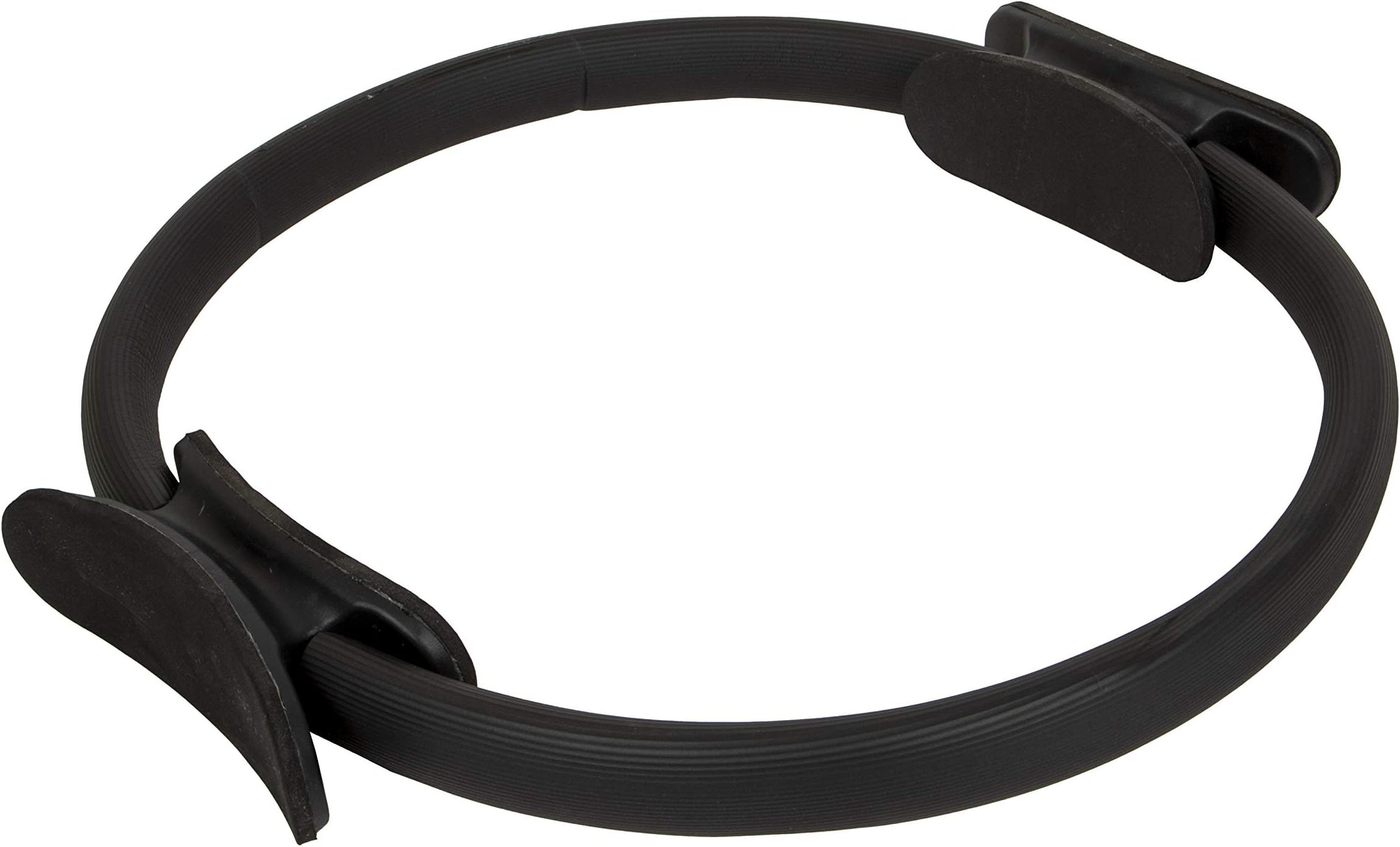 Pilates Ring, Fitness Circle for Weight Loss, Muscle Toning, and Body Sculpting, Resistance Exercise Tool for Home Workouts, Black
