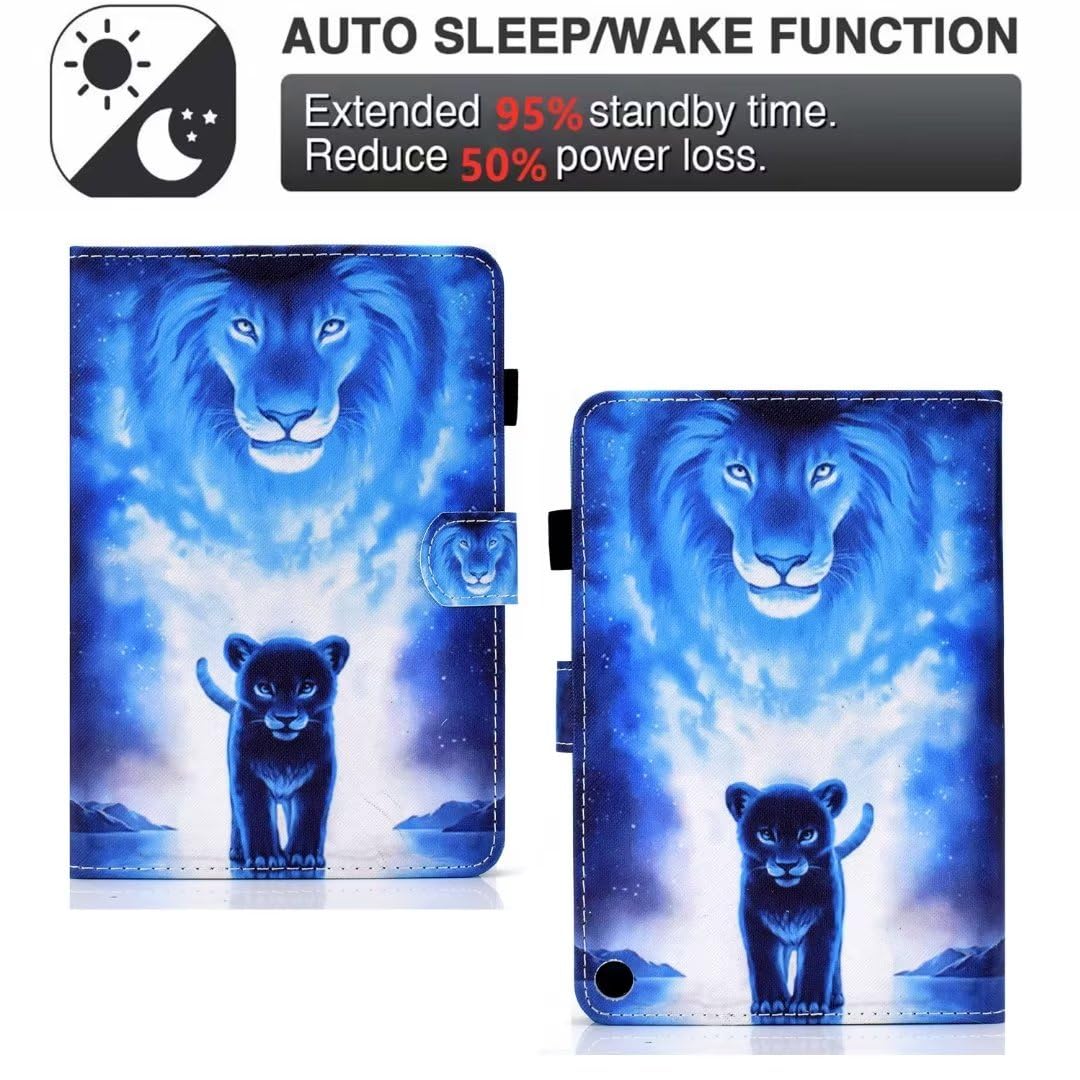 Compatibile con/sostituzione per Tablet PC HD 10 2021 Rilasciato PU Pelle Flip Cover Stand Wallet Case XXCX6 (5)