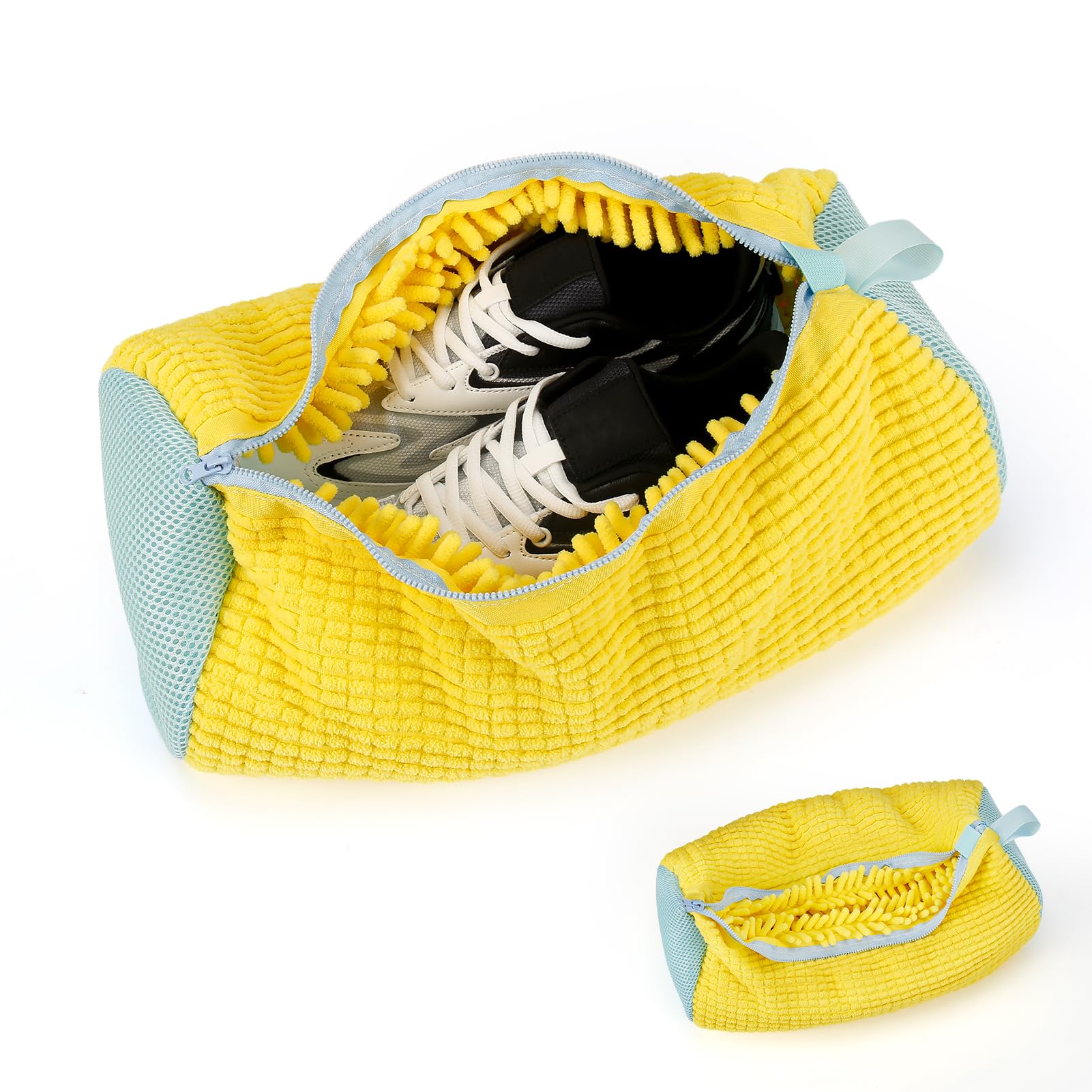 BELLOVERO Schuhwaschbeutel 2er Set - Silikon Waschsäcke Für Waschmaschine