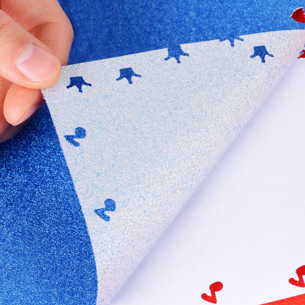 DIYASY 20 Cartoncini Glitterati A4 – 10 Colori, Carta Pregiata 250g/m² Per Craft E Decorazioni Fai Da Te