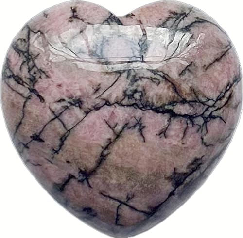 Miniatura 10 de 1 pieza de piedra de amor de corazón tallada de cornalina natural, cristales de 1.57 pulgadas y piedras curativas