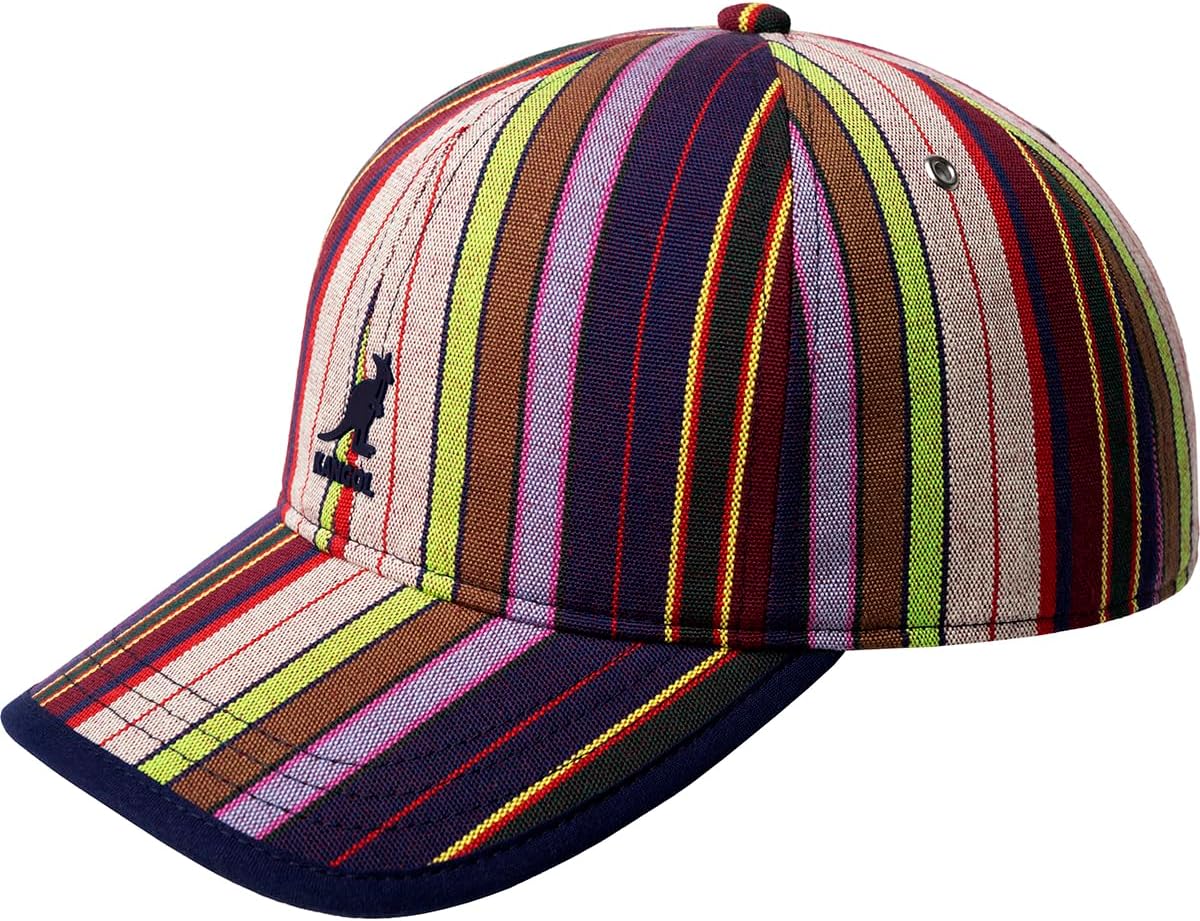 Kangol Multi Color Stripe Baseball Hat - Rainbow Multi / 1SFM Baseball & Sport Caps One Size Fits Most