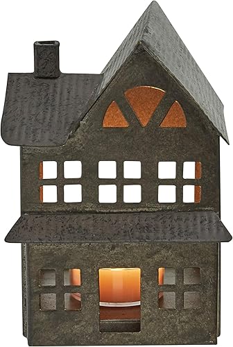 Miniatura 1 de Park Designs Portavelas de casa de metal