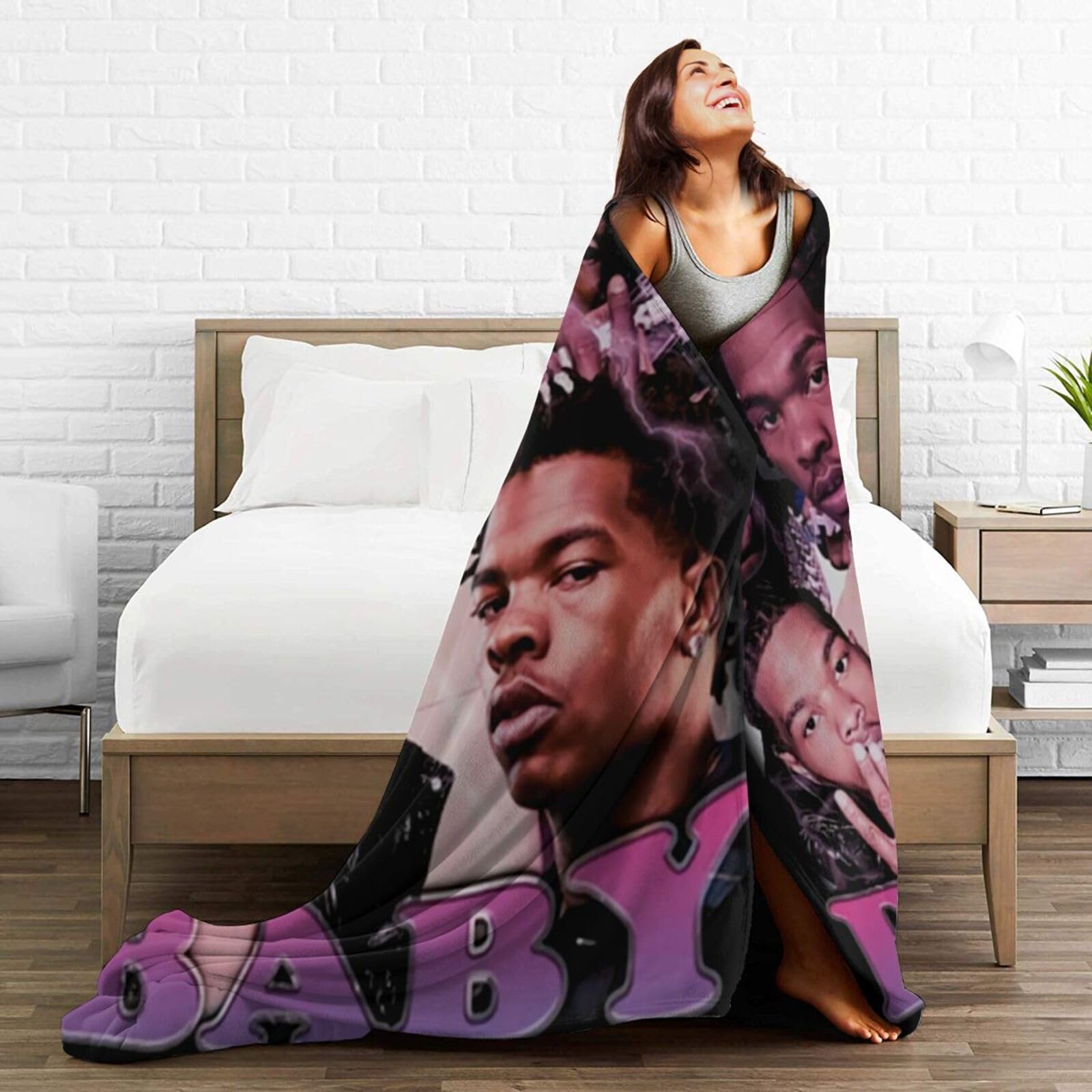 Tupac Album Cover Blanket – Super Soft Flannel Throw 50x60 Inches, Music Lover Gift For Fans, Shakur Inspired Bedding Or Decor