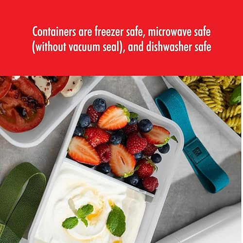 Miniatura 10 de ZWILLING Fresh & Save - Lonchera pequeña, recipiente hermético para almacenamiento de alimentos, contenedor de preparación de comidas, sin BPA,