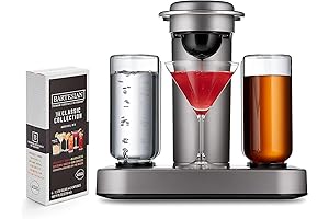 Bartesian Premium Cocktail and Mocktail Maker Machine and Classic Capsule Collection