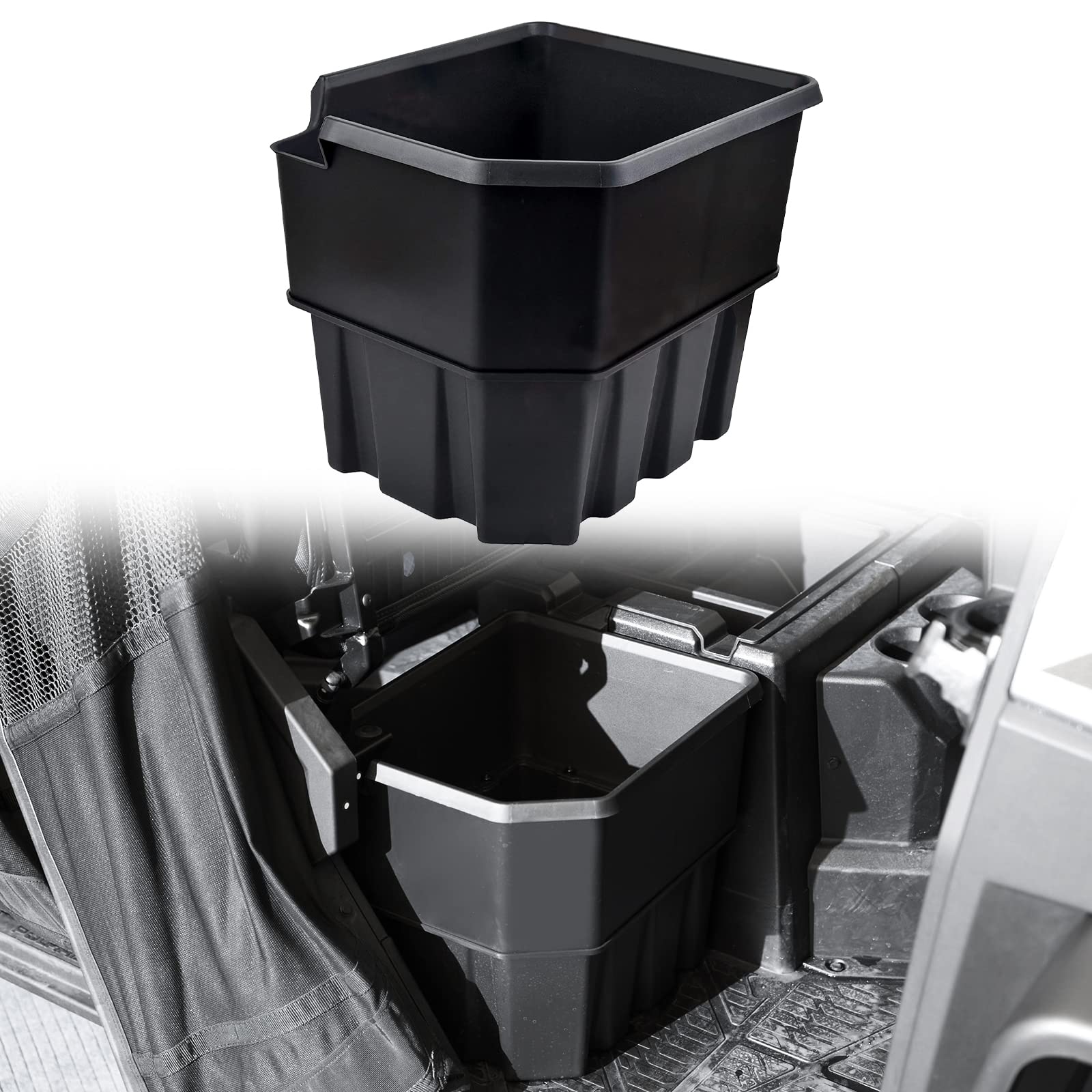 Photo 1 of A & UTV PRO Under Seat Storage Box Black, 2PC 