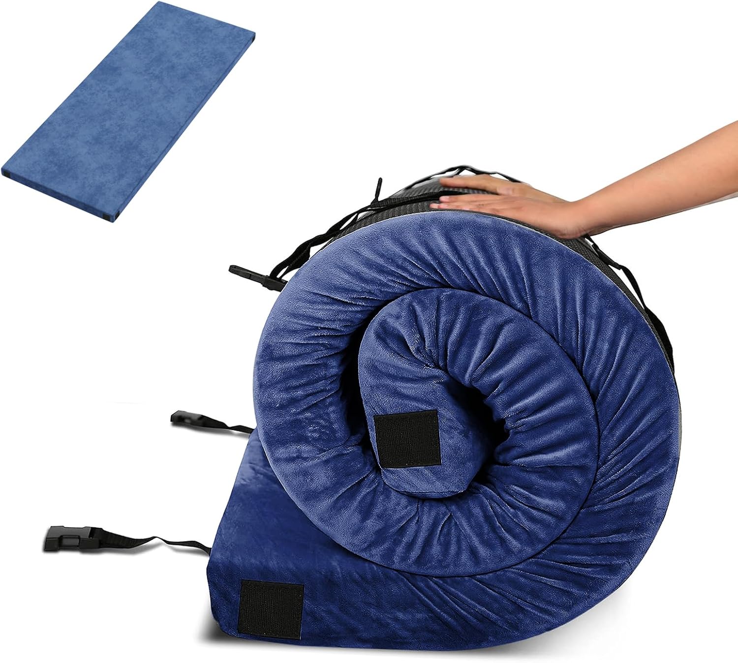 Memory Foam Camping Mattress Roll Up Sleeping Pad