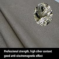 Vista 3 de Paño de protección contra ondas electromagnéticas de fibra de plata, tela de protección contra la radiación para el hogar, cortina para el hogar