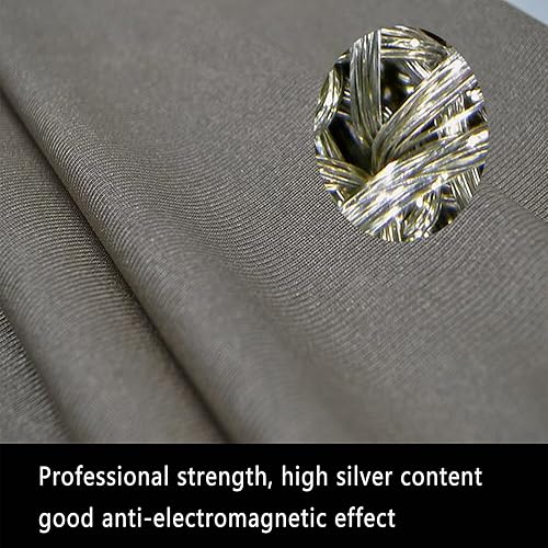 Miniatura 3 de Paño de protección contra ondas electromagnéticas de fibra de plata, tela de protección contra la radiación para el hogar, cortina para el hogar,