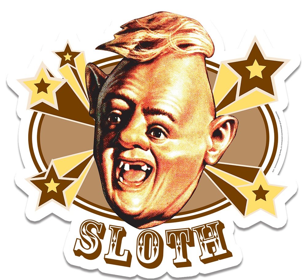 STAR CUTOUTS Ltd The Goonies Sloth Hey You Guys Wall Art, Cardboard, Multi-Colour, 62 x 65 x 62 cm