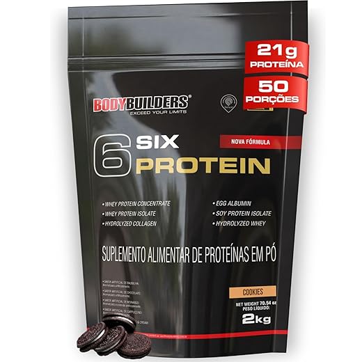 Whey Protein Concentrado - 6 Six Protein 2kg – Bodybuilders