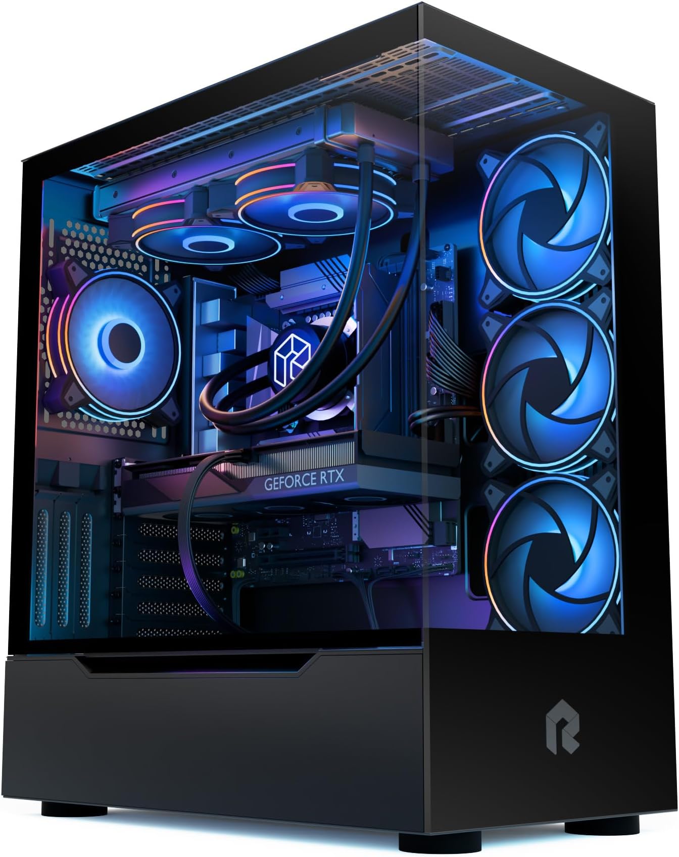 Build Redux Gaming Desktop PC – AMD Ryzen 7 9700X CPU, NVIDIA GeForce RTX 5070 GPU, 16GB DDR5 RAM, 1TB NVMe M.2 SSD, 240mm Liquid CPU Cooler, Windows 11 Home, High-Performance Computer