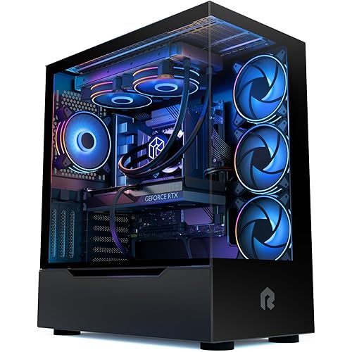 Build Redux Gaming Desktop PC – AMD Ryzen 7 9700X CPU, NVIDIA GeForce RTX 5070 GPU, 16GB DDR5 RAM, 1TB NVMe M.2 SSD, 240mm Liquid CPU Cooler, Windows 11 Home, High-Performance Computer