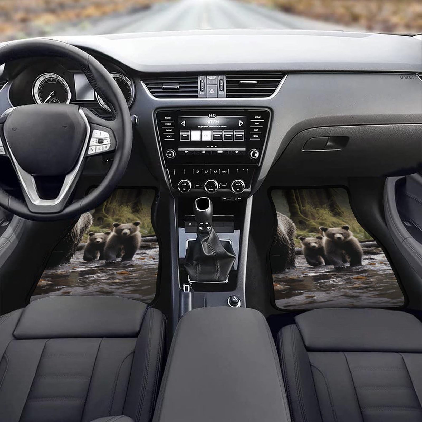 4 tappetini per auto, resistenti, antiscivolo, facili da pulire, adatti per la maggior parte delle auto, per tutte le stagioni, universali, adatti per SUV, berline e camion