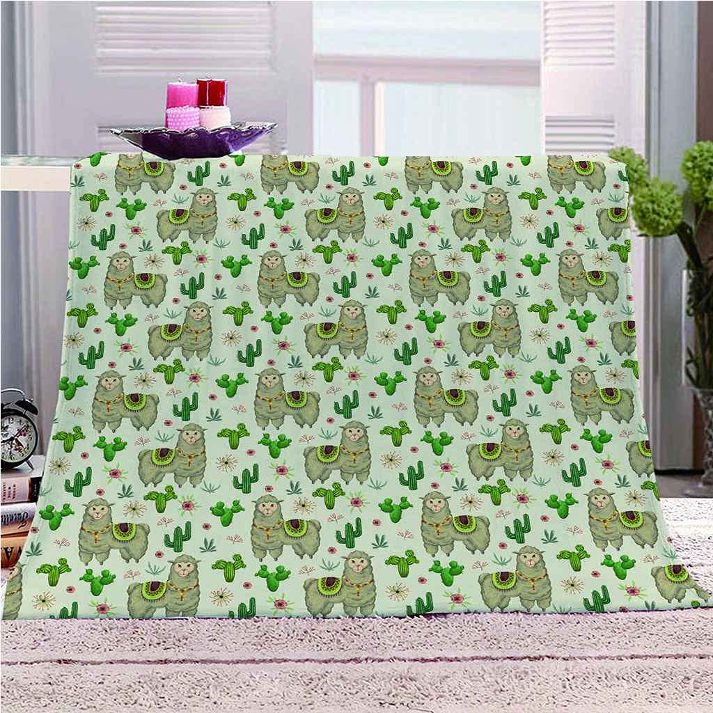 Couverture Microfibre Alpaga Chaude Douce Toutes Saisons