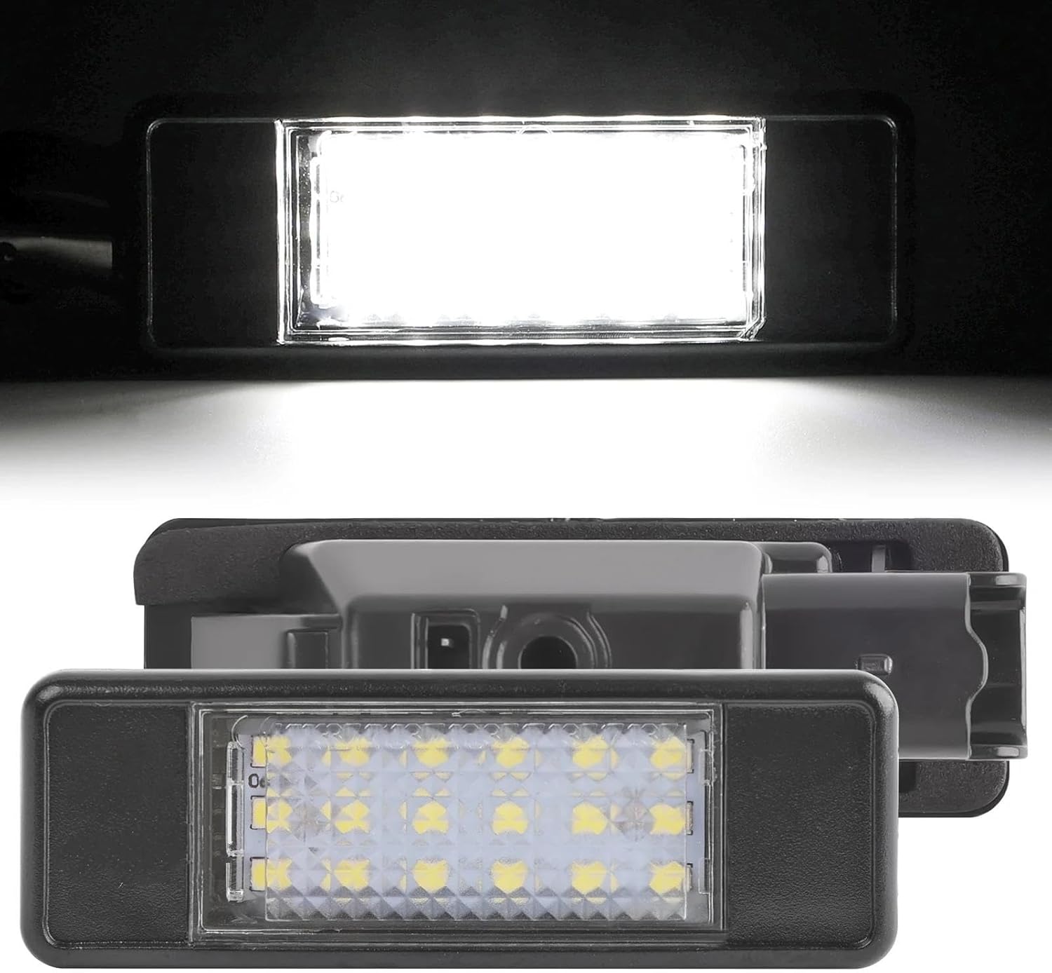 Wing Mirror Indicator 2X White LED License Number Plate Lights Rear Lamp for Citroen for C2 C3 C4 C5 C6 C8 Car Replacement Turn Signal Light