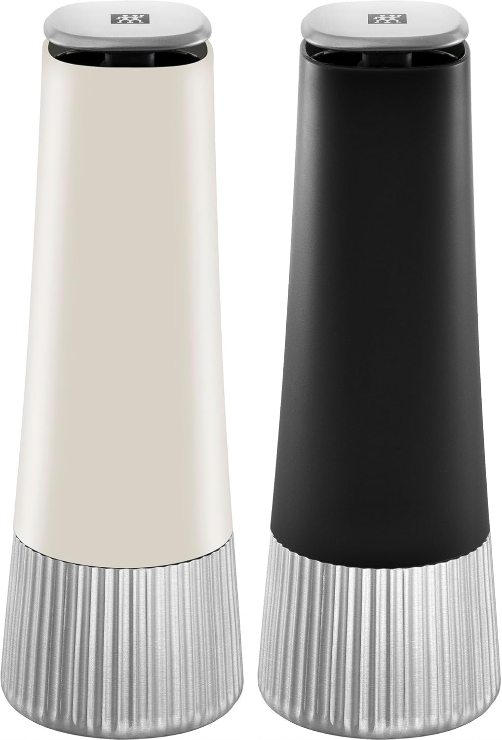 ZWILLING Spices Upside-Down Manual 2-pc Spice Mill Set, Black & Ivory