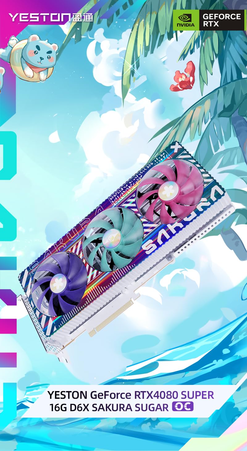 【新品】YESTON RTX 4080 SUPER-16G D6X Sugar Yeston GeForce RTX 4080 SUPER 16GB Sugar GDDR6X Gaming