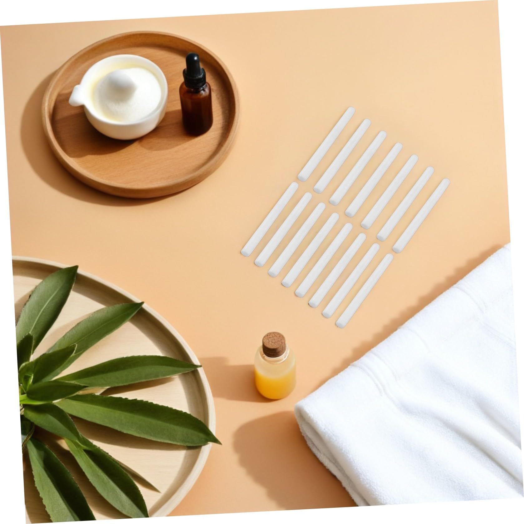 15 Bastoncini Diffusori di Profumo in Fibra di Cotone Aromatico, Bastoncini Volatili Profumati Lunghi per Diffusore Aromaterapia in Casa, Ufficio, Bagno e Camera da Letto