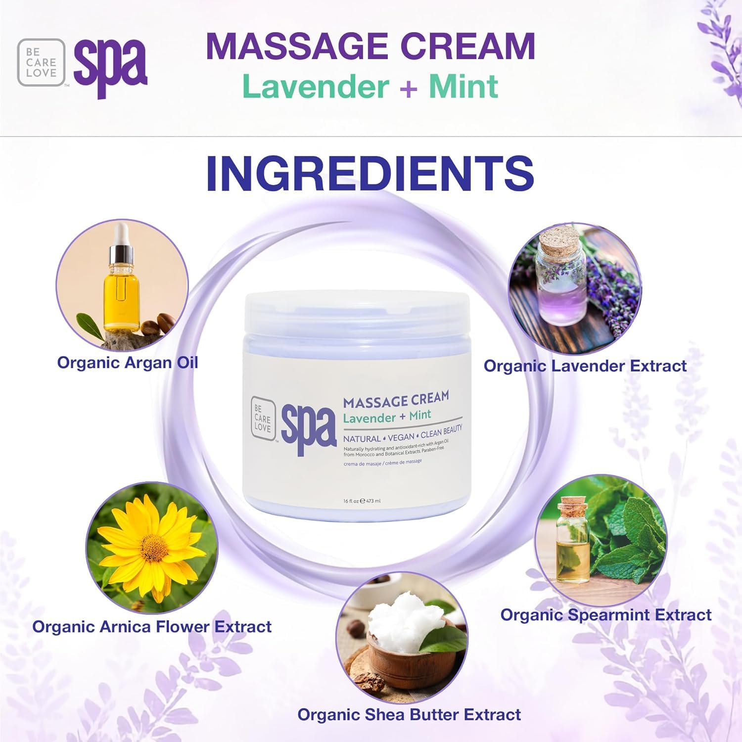 Amazon.com : BCL SPA Massage Cream - Body Lotion & Body Cream with