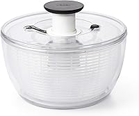 OXO Salad Spinner 5Qt - Best-in-Class Dryer with Non-Slip Base, Dishwasher Safe Large Capacity