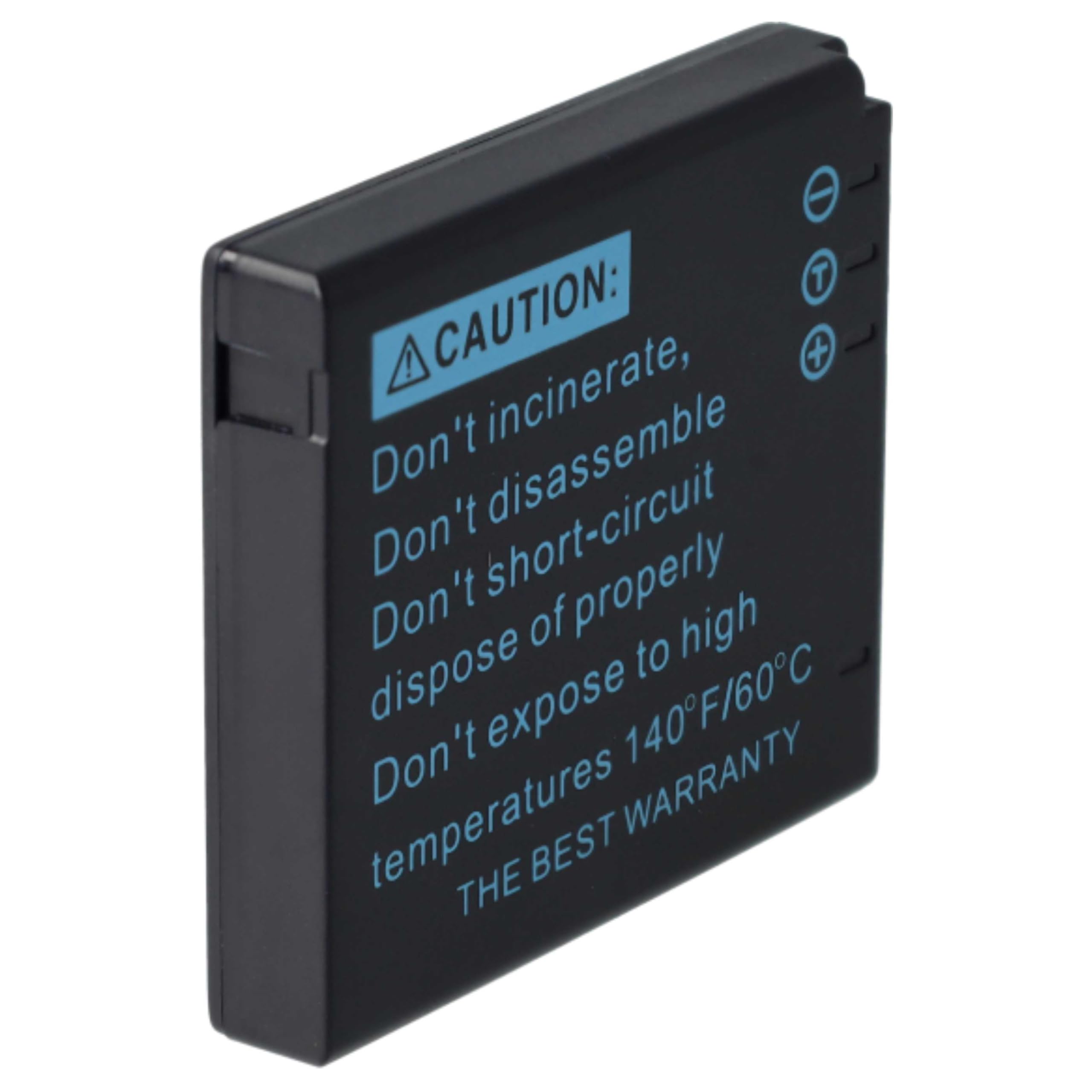 Vhbw 3x Ersatzakku Für Panasonic Lumix Kameras – 600 MAh, 3,6V Li-Ion, Kompatibel Mit DMC-FS20, FX33 U.a.