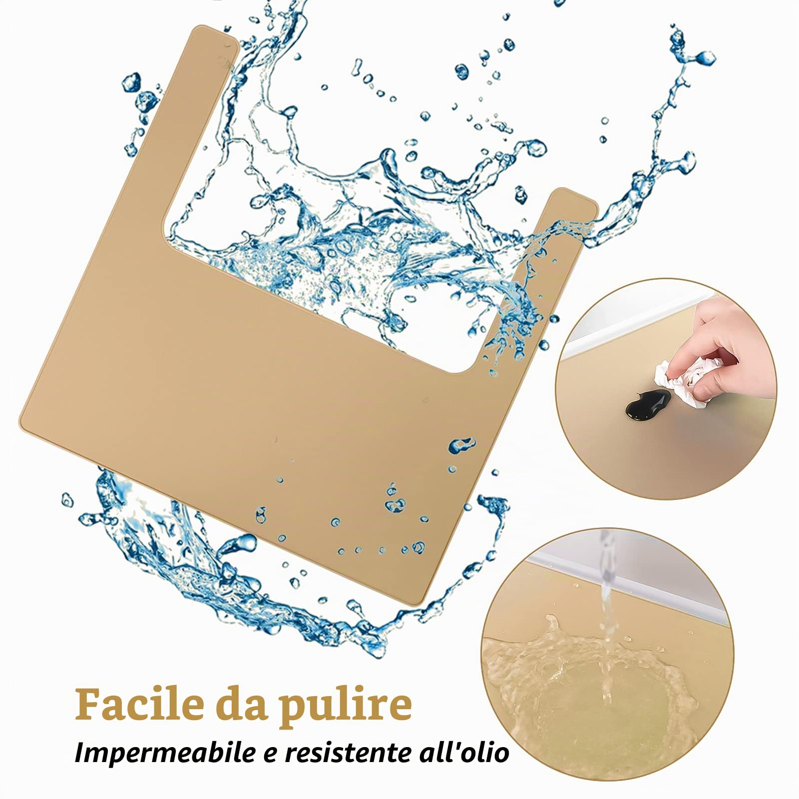 Ikea Antilop - Cuscino per seggiolone, con 2 tovagliette, cuscino gonfiabile integrato, morbido e confortevole, per sedersi più comodamente (fiore di pietra)
