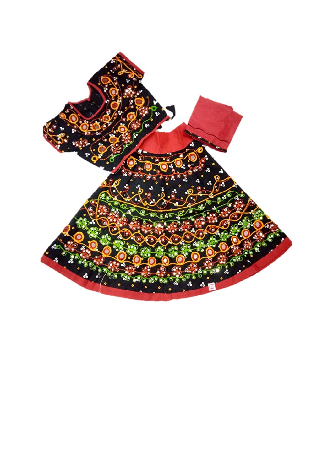 ANNA'SFASHION pure cotton printed lehenga choli set for girls