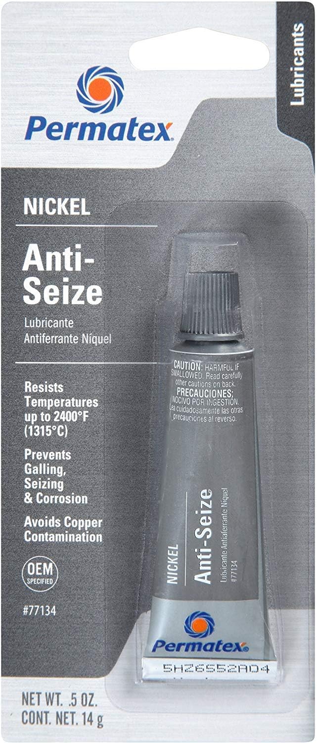 Permatex 77134 Nickel Anti-Seize Lubricant, 0.5 oz Tube -3 Pack