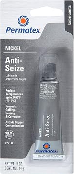 Permatex 77134 Nickel Anti-Seize Lubricant, 0.5 oz Tube -3 Pack