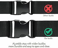 Vista 7 de Vadeadores de pecho con botas, de 2 capas de PVC/nailon, impermeables, para caza, pesca, camuflaje y pesca