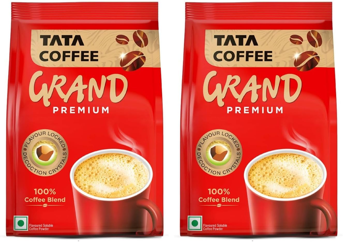 Tata Premium Instant Coffee, 90g/100g Pouch, 100% Pure Coffee, With Flavour Locked Decoction Crystals, Rich Aroma & Great Taste (Pack of 2)-image-27