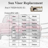 Vista 6 de SAILEAD 74320-04181-B1 - Visera lateral izquierda del conductor, sin luz