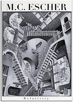 Amazon.co.jp: ポスター 超現実的な相対性理論 MC エッシャー