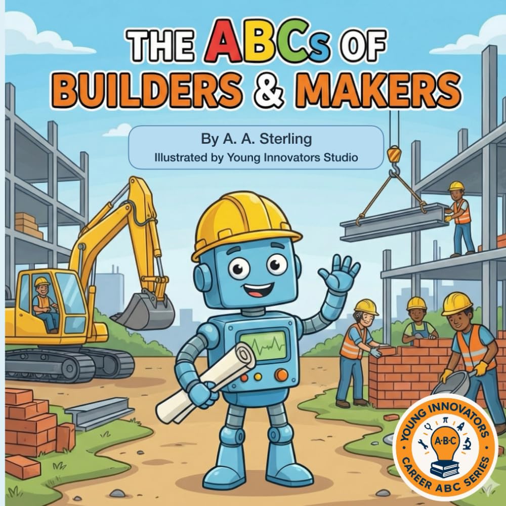 The ABCs of Builders and Makers: A Fun Introduction to Construction, Tools, Trades, and How Things Are Built for Kids Ages 5–7 (Young Innovators Career ABC Series)