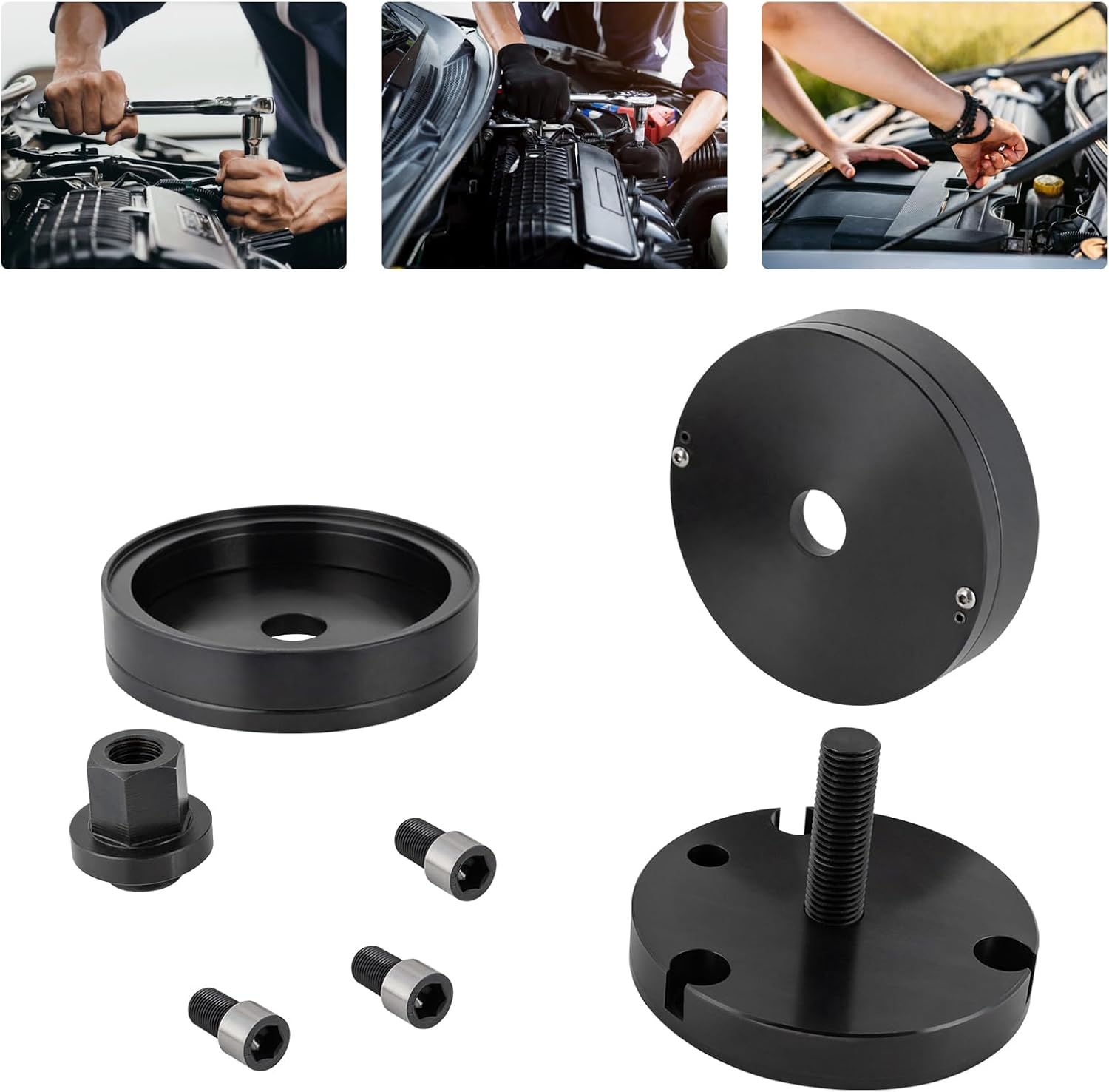 Front & Rear Crankshaft Seal Wear Sleeve Installer for Caterpillar CAT 3406 3408 C15 Crankshaft Seal Wear Sleeve Installation Tool for Home Car Maintenance