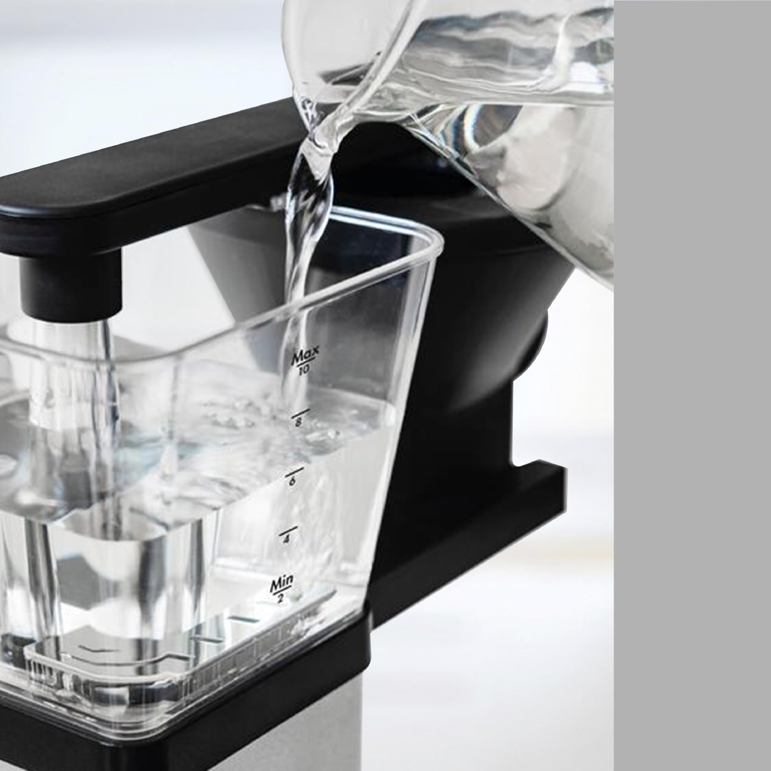 Cafetière Masterbrew - cafetière Café filtre - Avec fonction blooming - Acier inoxydable (Gris)