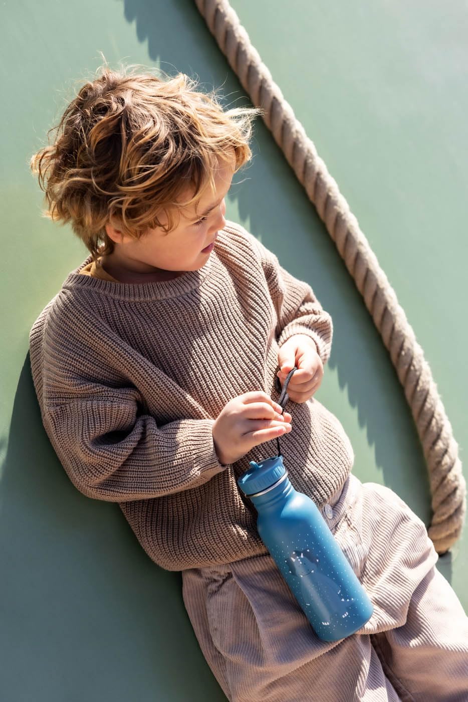 Trixie - Gourde pour Enfants en Acier Inoxydable 350ml (Mr. Triceratops)