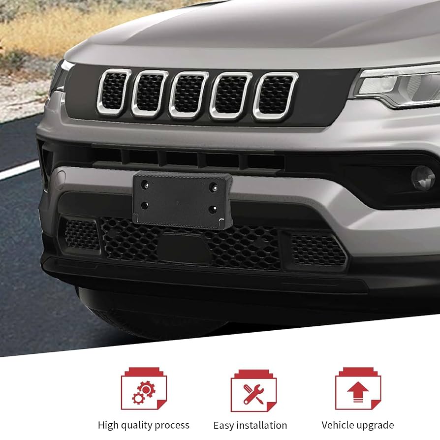 How To Install Front License Plate On Jeep Compass: Easy Step-by-Step Guide
