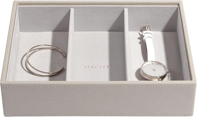 Stackers Taupe Classic Medium Jewellery Box Watch/Accessories Layer