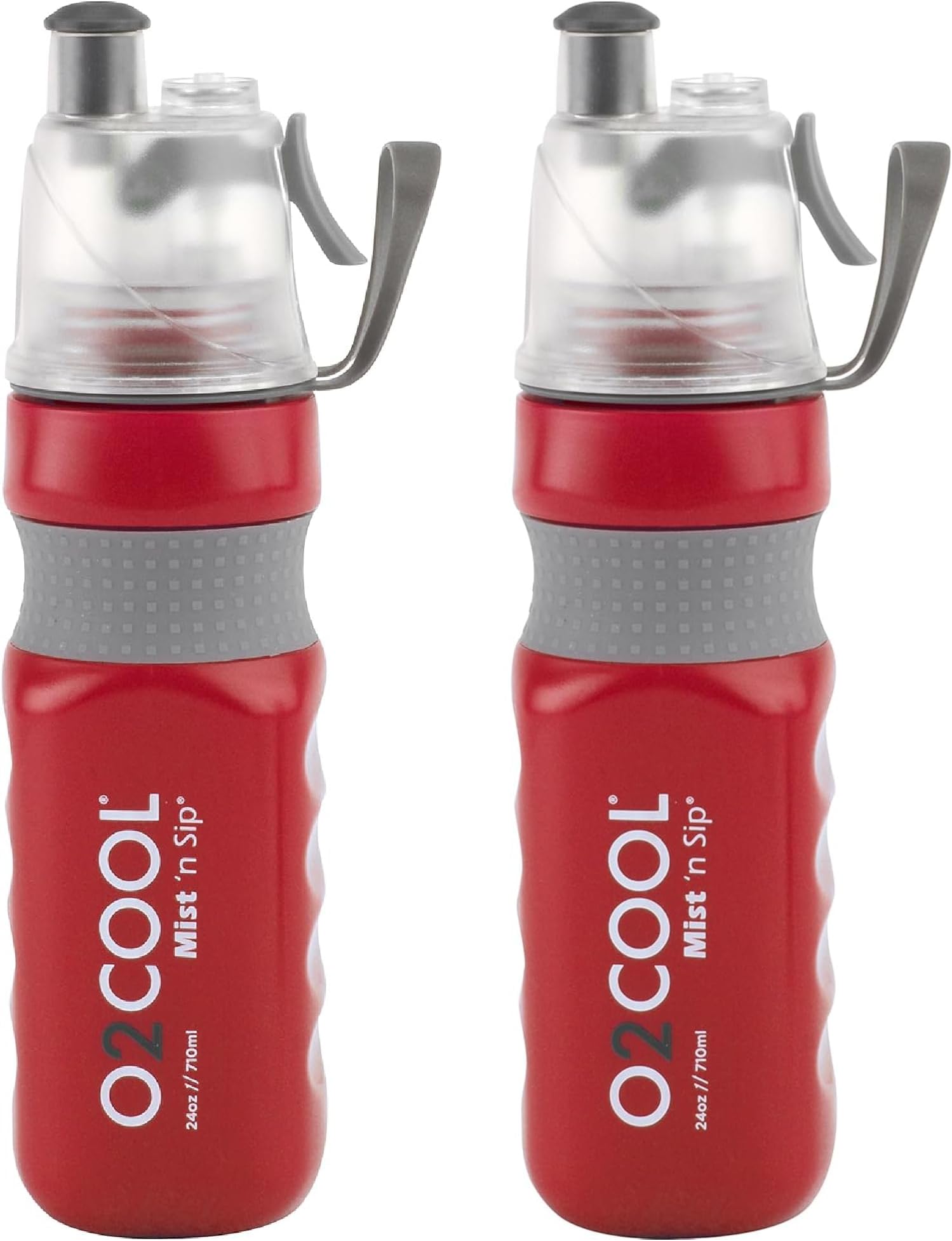 O2COOL Mist 'N Sip Misting Water Bottle 2in1 Mist And Sip